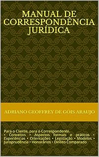 Livro MANUAL DE CORRESPONDÊNCIA JURÍDICA