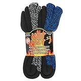 Hot Feet Boy's 2 Pairs Heavy Thermal Socks - Thick