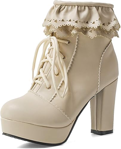 Amazon Zanpa 可愛い レディース プラットフォーム ブーティー Zanpa ブーツ ブーティ