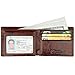 Men's Wallet - RFID Blocking Cowhide Leather Vintage Trifold Wallet (Chocolate)