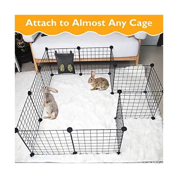 Geegoods Rabbit Hay Feeder Bag, Guinea Pig Hay Feeder Storage ，Hanging Feeding Hay for Small Animals 600D Oxford Cloth…