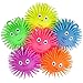 Rhode Island Novelty Puffer Balls with Eyes, Assorted Colors - 1 Dozen