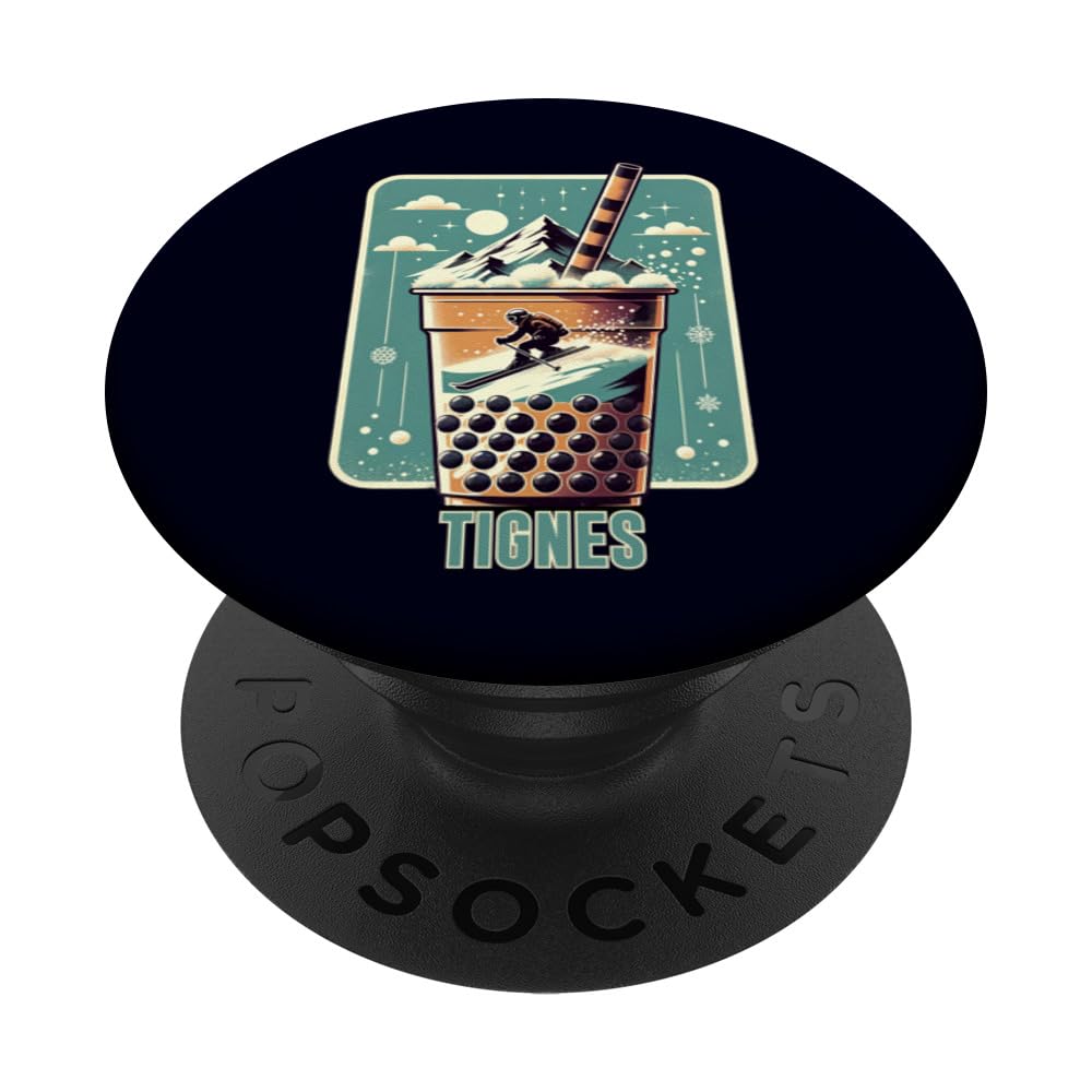 Skiing and Apres Ski - Tignes, France Winter Sports PopSockets Swappable PopGrip