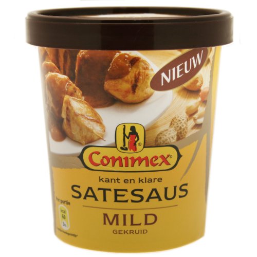 Conimex Satesaus Mild, mild Indonesian Peanut Sauce, Satay, 400 g