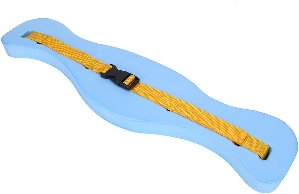 Yosoo Swim Water Belt, Adjustable Floating Safety Belt EVA Fish Shaped Waistband Swim Safety Float Board Tool Swimming Lumbar Support Tackle Teaching Train Equipment for Adult Children Light Blue : Sports & Outdoors