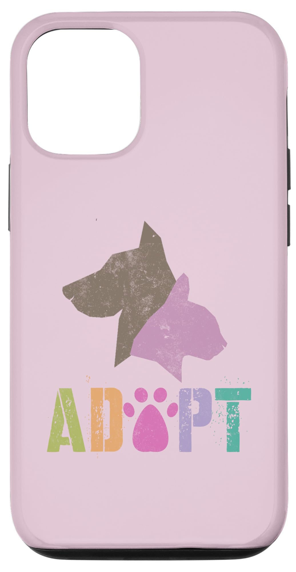 iPhone 15 Vintage ADOPT Animal Shelter Cats Dogs Adoption Saving Mode Case