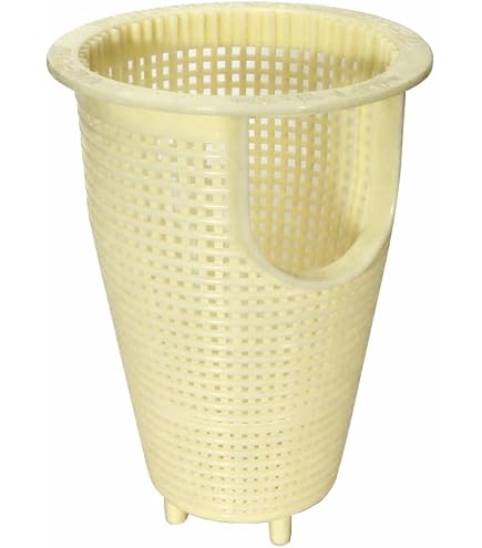 Pool Skimmer Basket For Inground Pools - U-3 & Hayward SP1070 Compatible Weighted Heavy Duty 316 Stainless Steel Handle Rubber Grip