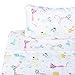 Scientific Sleep Cute Kitty Cats Soft Sheets Set Full, 100% Microfiber Polyester Bedding Sheet Set for Girls Gift (6, Full)