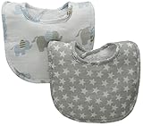 Mud Pie Baby Twinkle Bibs, Set Of 2, Multi, One Size