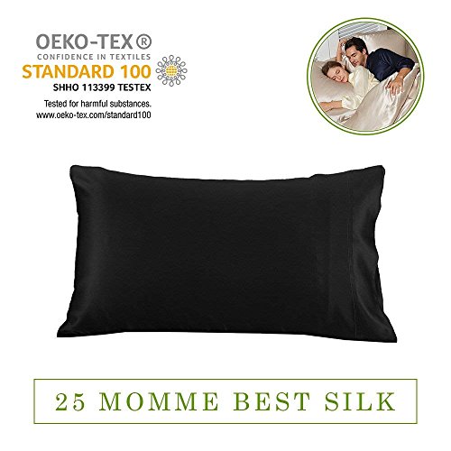 LilySilk Silk Pillowcase for Hair 100 Pure Mulberry Silk Standard