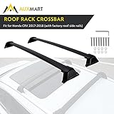 AUXMART Roof Rack Cross Bars for 2017-2018 Honda CR-V Luggage Bars Replacement (with Factory roof Side Rails)