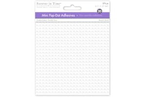 Forever in Time PD101 Lot de 576 supports ronds en mousse double adhésif 0,5 cm