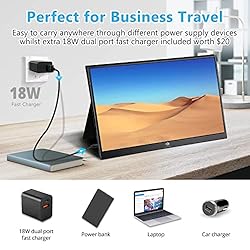 Z-Edge Portable Monitor for Laptop, 15.6 Inch