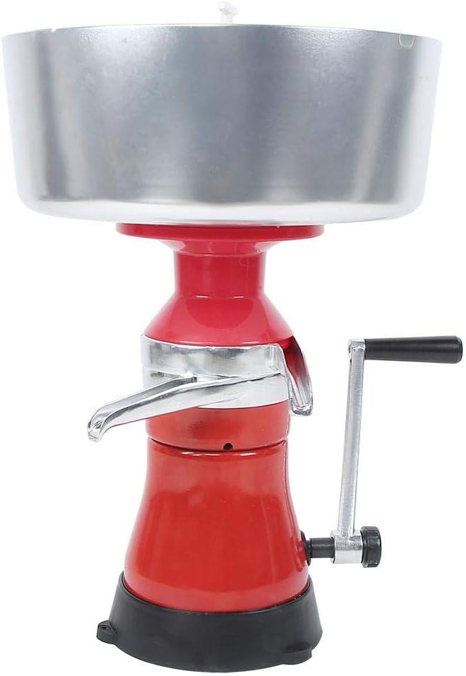 Manual Cream Separator Milk,Aluminum Alloy Manual Cream Separator Milk Separating Machine for Home Dairy Farm Use
