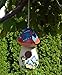 Hand-Painted Mushroom Birdhouse with Flowers and Butterfly, Garden Decor