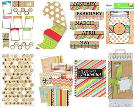 #TooCute Collection 8 Piece Customizable Focus Wall Bulletin Board Bundle