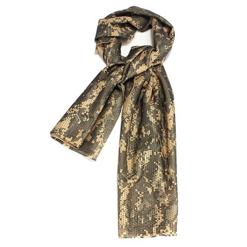 Tactical Camouflage Fish Net Sports Scarf Head Wrap Free Shipping (ACU)