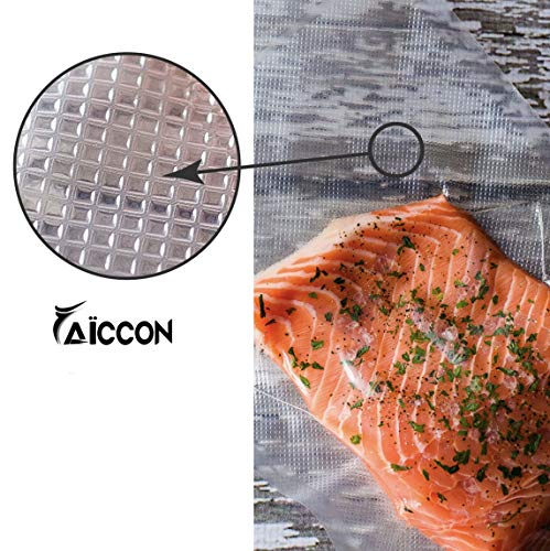 Vakuumier Beutel Vakuumbeutel für Lebensmittel Vakuum Schweißbeutel geprägte Beutel 100er-Pack (25 x 35 cm) – Bild 3