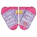 Zmart Funny Donut Socks for Women, Novelty Donut Gifts for Teen Girls, Cute Stocking Stuffers
