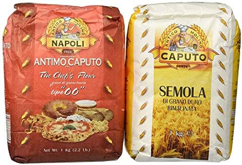 Molino Antimo Caputo '00' Flour + Semola Flour (1+1 bags) (2 Pack)