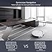 Coredy Robot Vacuum Cleaner, Wi-Fi Connected, Compatible with Alexa, Virtual Boundary Supported, 1400Pa Max Suction, Super Quiet All-New Upgraded Robotic Vacuums, Cleans Hard Floor to Carpet (White)thumb 3