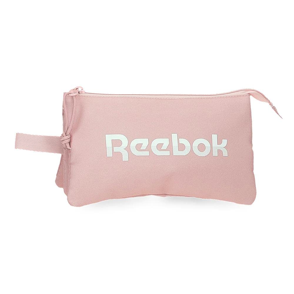 Reebok Glen Triple Pink Pencil Case, 22 x 12 x 5 cm, Polyester