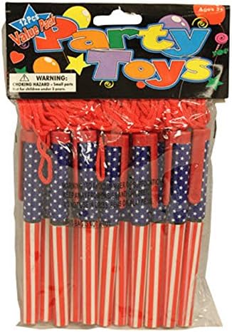 USA American Flag Design Pen With Lanyard.( Lot of 12)