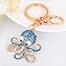 AIBEARTY Cute Octopus Crystal Keychain Animal Keyring Car & Bag Accessory Free with Gift Bag