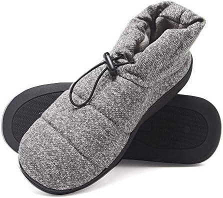 hanes men's moccasin slipper house shoe with indoor outdoor memory foam sole fresh iq odor protection