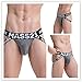 Men's Sexy Jock Strap Supporter Cotton Comfy Briefs Pack of 2 Size S