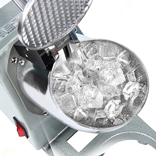 Mochiglory Stainless Steel Electric Ice Crusher Snow Cone Shaver Machine Glacier 110v - Thumbnail 2