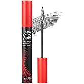 CLIO Kill Lash Superproof Mascara, Waterproof Mascara Black, Lengthening & Lifting for Defined Eyelash, Long-Lasting, Clump & Smudge-Free, for Sensitive Eyes, Korean Makeup Beauty (001 Long Curling)
