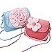 Bundle Monster Cute 2pc Little Girls Fashionable Fun Candy Colored Flower Handbag Set