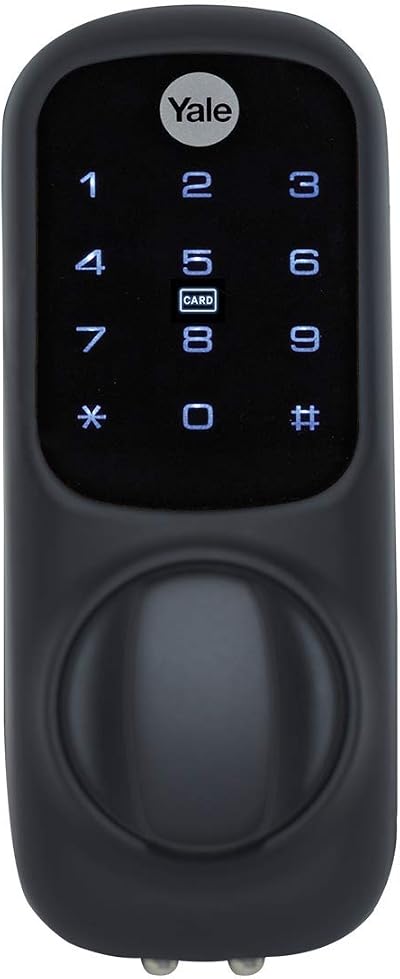 Yale Smart Living YD-01-CON-BL Keyless Smart Door Lock 60mm Backset Black