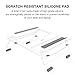 Vogek Foldable and Portable Aluminum Laptop Stand for Macbook Air Macbook Pro and iPad Pro (Silver)