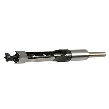 HASTHIP Mortising Chisel Square Hole Drill Bits 8/10/12/16Mm Steel Hole Saw Show, 12Mm