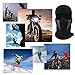 ZOIZLLA Balaclava Ski Mask Motorcycle Face Mask for Men Women Thin Breathable Face Mask Tactical Mask Snowboard Headgear - Black