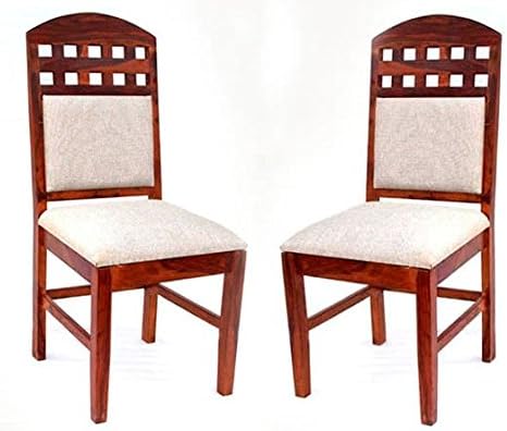 MODISH Ultimate Design for Sheesham Wood Dining Chairs Brown Color Chair Pack of 2