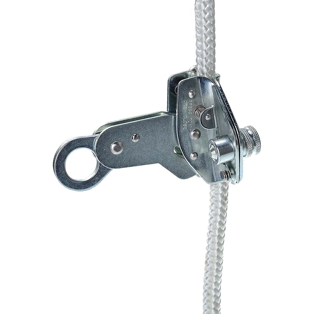 Portwest 12mm Detachable Rope Grab, Size: One Size, Colour: Silver, FP36SIR