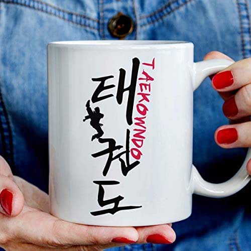 Korean Mug Hangul"Taekwondo" Power Korean Hangeul Korea