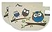 Mainstays Home and Kitchen Rugs Owls Non-Skid Door Mat Set of 2