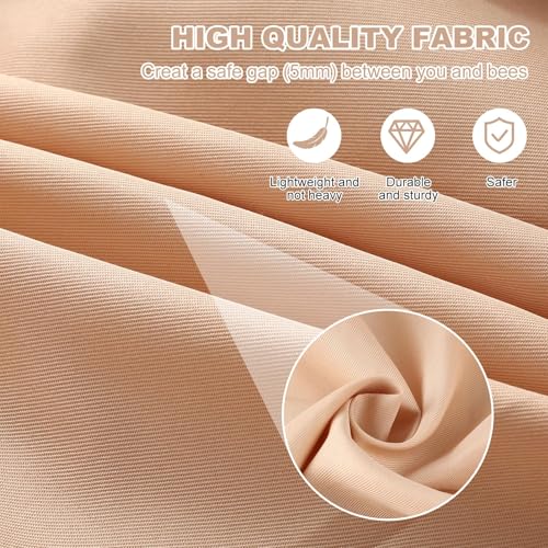 LBOYLOVE® Professional Bee Suit for Men and Women, Sting Proof Polycotton Beekeeping Suit, Beekeeper Costume with Glove &Ventilated Hood (X-Large)