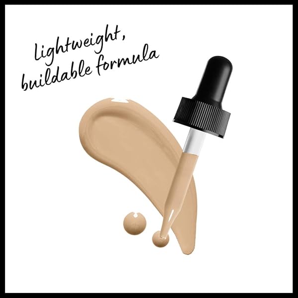 NYX PROFESSIONAL MAKEUP TOTAL CONTROL PRO DROP FOUNDATION, SKIN-TRUE BUILDABLE COVERAGE – NUDE