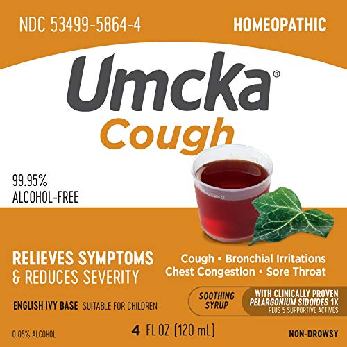 image for Nature's Way Umcka Cough Syrup, Fast-Acting | Non-Drowsy | Homeopathic