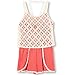 Speechless Girls' Lace/Gauze Romper