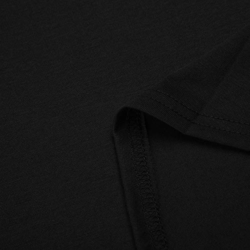 image for Toimothcn Women's Halter Neck Off Shoulder Tops Solid Casual Long Slee