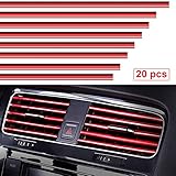 BOAOSI 20 Pieces Car Interior Moulding Trim Car Air