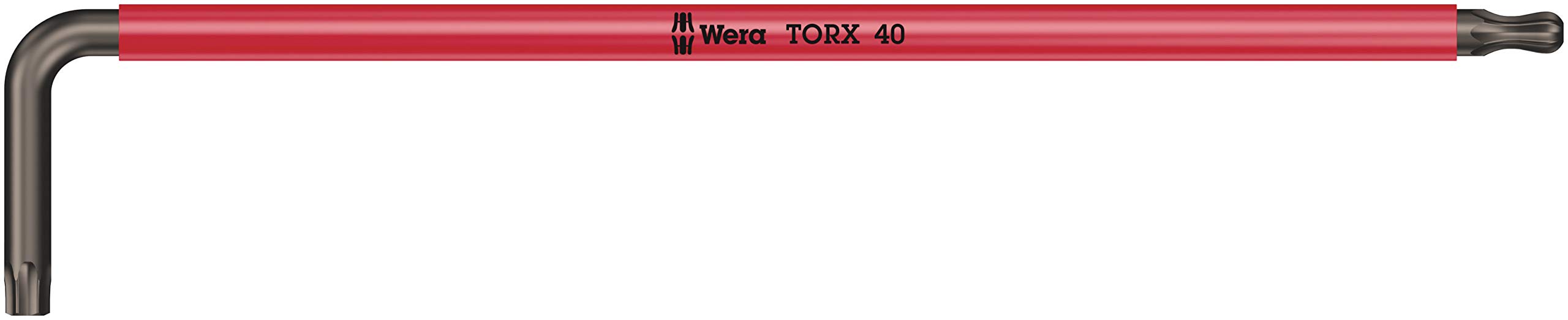 Wera 05024489001 967 SPKXL Torx Laser Long L-Key, Red, TX 40 x 224 mm
