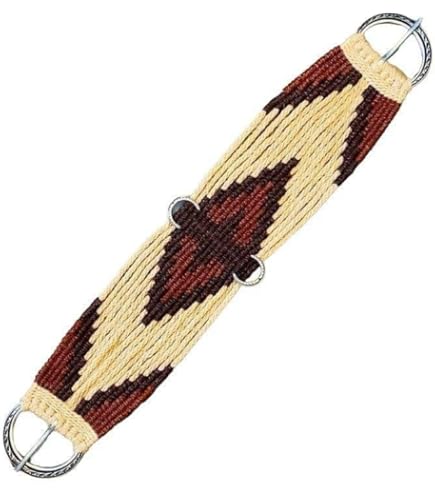 Weaver Leather 27-Strand Roper Cinch - Tan Rayon Cinch With Leather Reinforcement