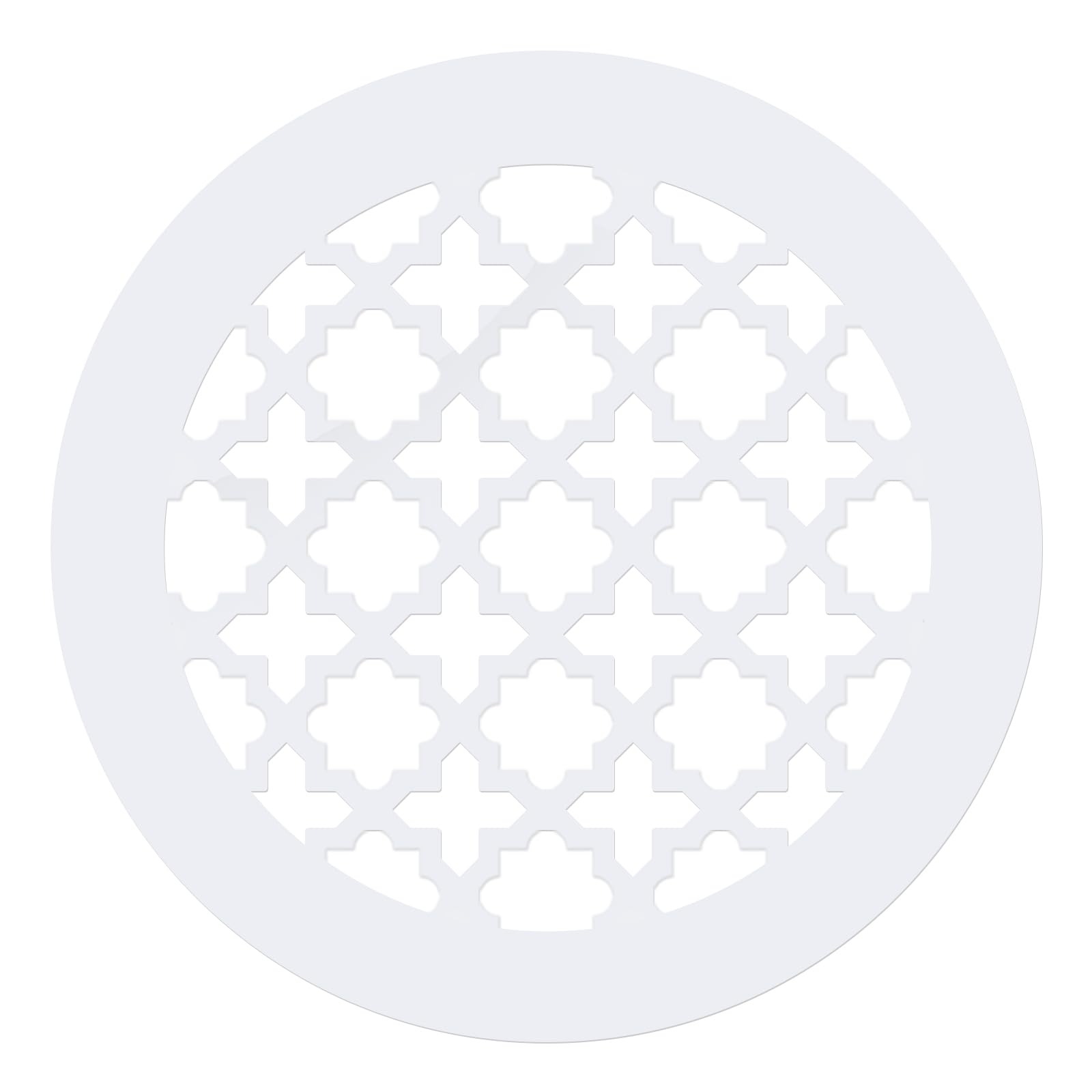 PATIKIL Air Vent Cover Grille for 4" Duct Opening, Acrylic Glass (PMMA) Decorative Wall Ceiling Hole Cover Register for Home Ventilation Decor
